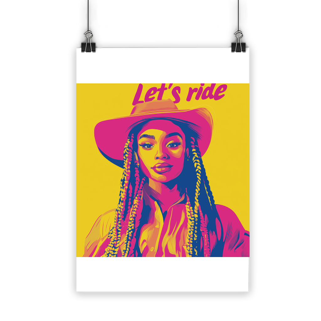 Bey Collection| Winnie Orange : Let's Ride Classic Poster