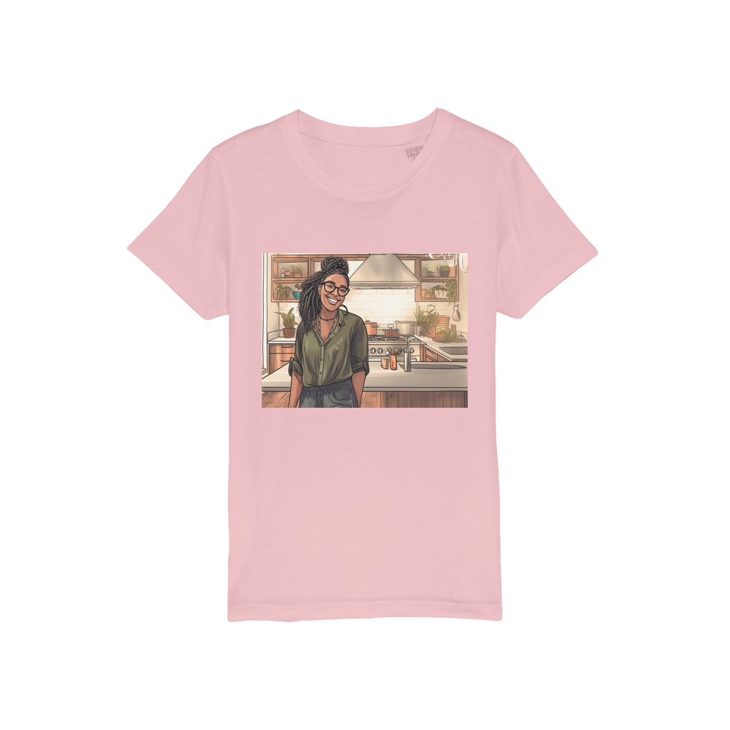 | Janell Melanin Magic | Organic Jersey Kids T-Shirt