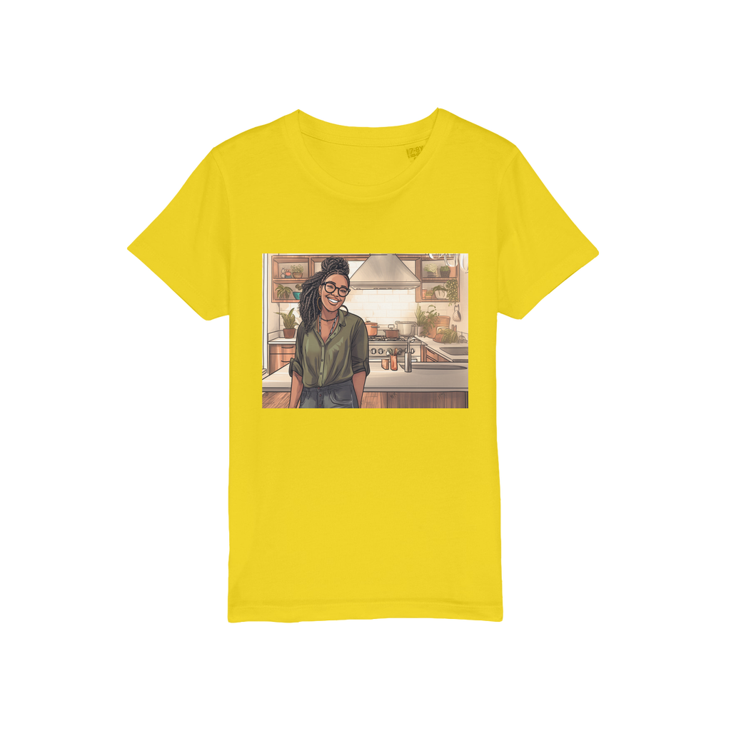 | Janell Melanin Magic | Organic Jersey Kids T-Shirt