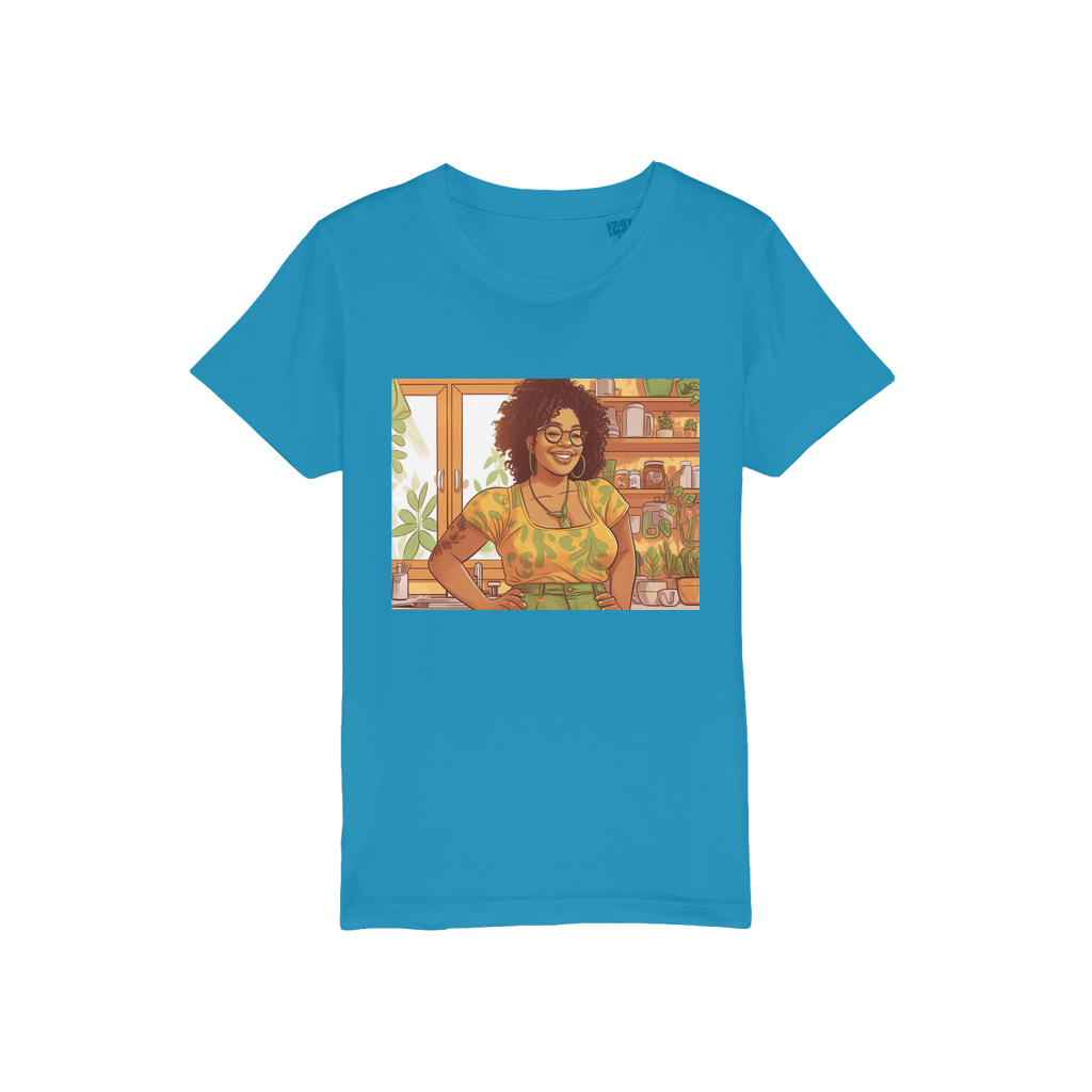 | Lexie Melanin Magic Organic Jersey Kids T-Shirt