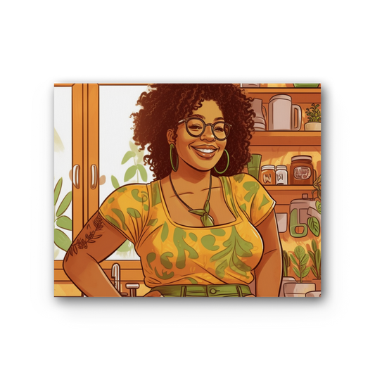 | Lexie Melanin Magic Premium Stretched Canvas