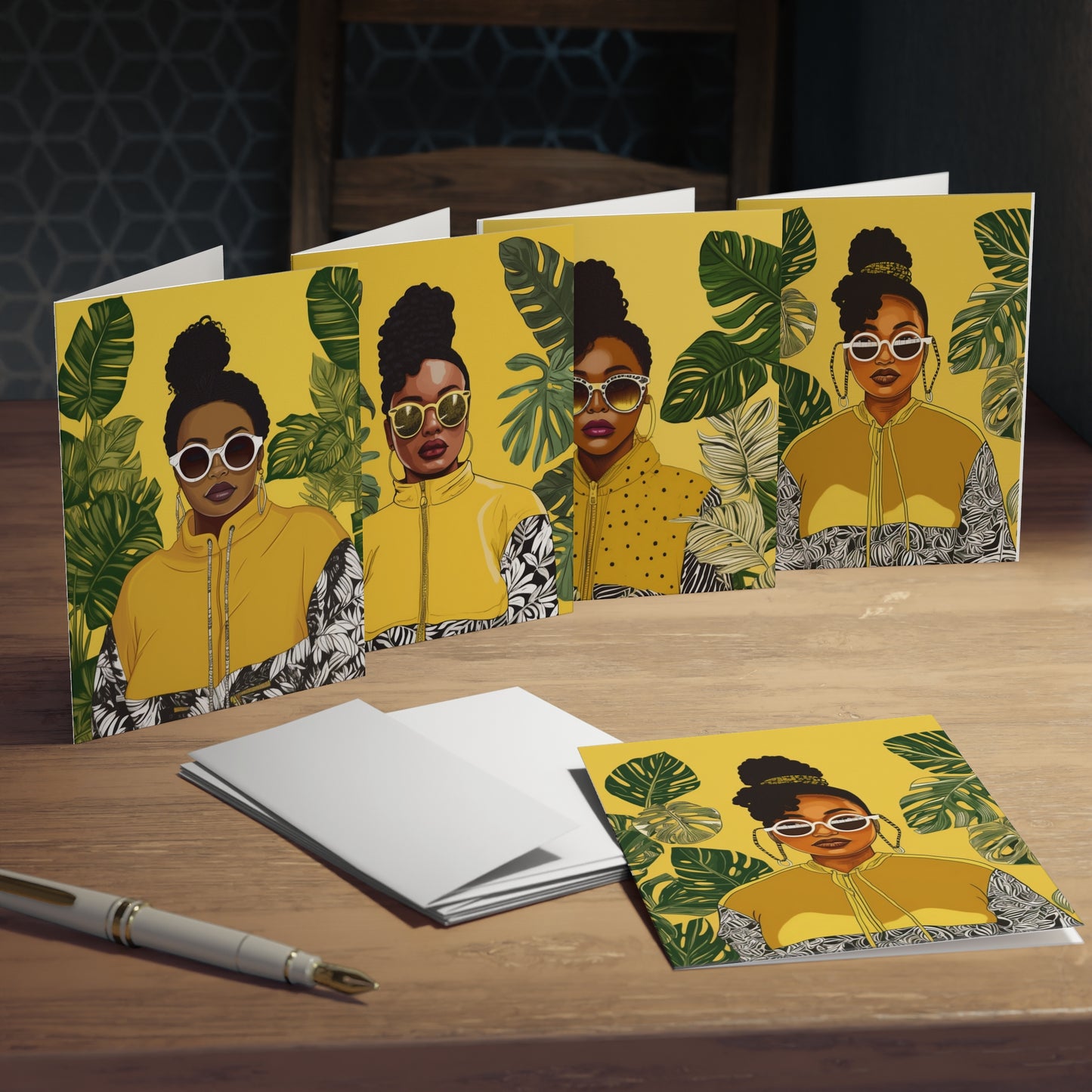 BLK | Everyday Black Magic|| Multi-Design Blank Greeting Cards  | City Swag