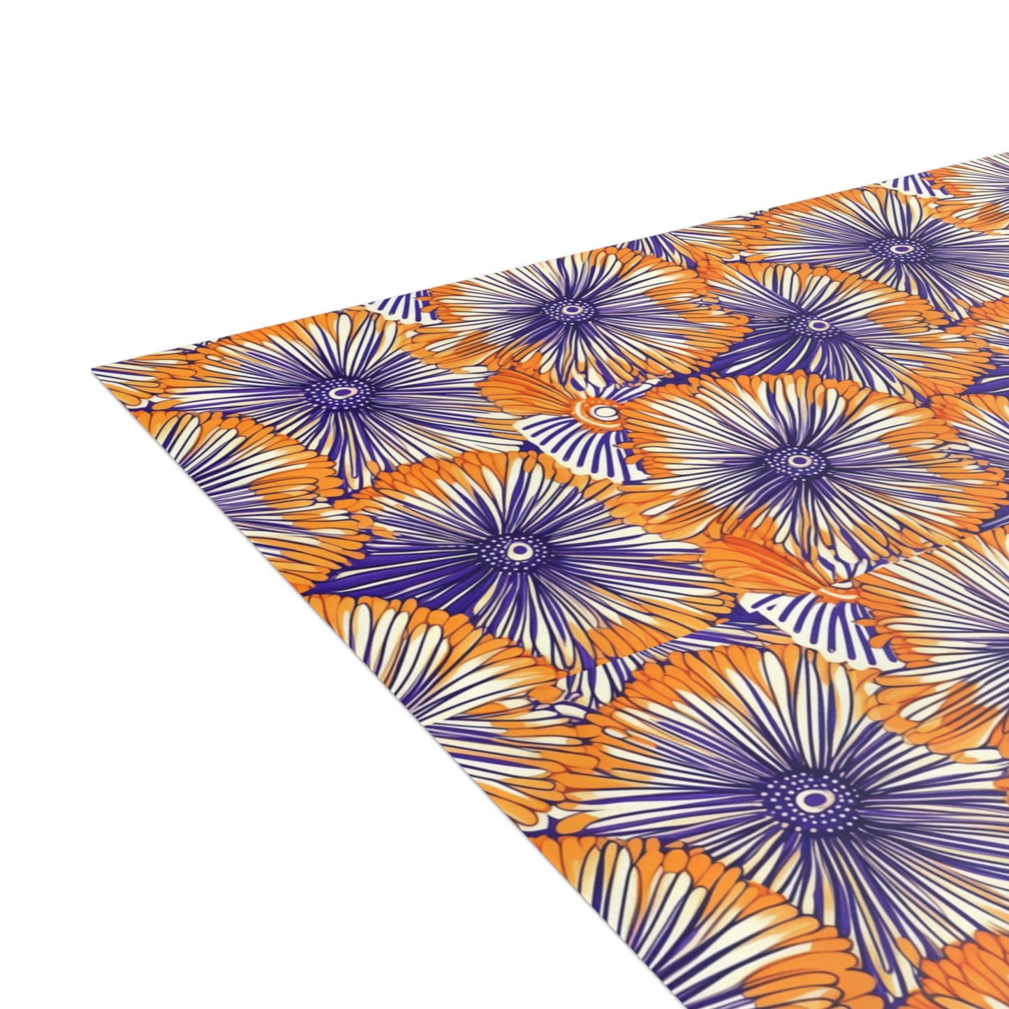 Aso Ebi Affair | Postcard Bundles (envelopes included) | African Wax Print | Orange and white|