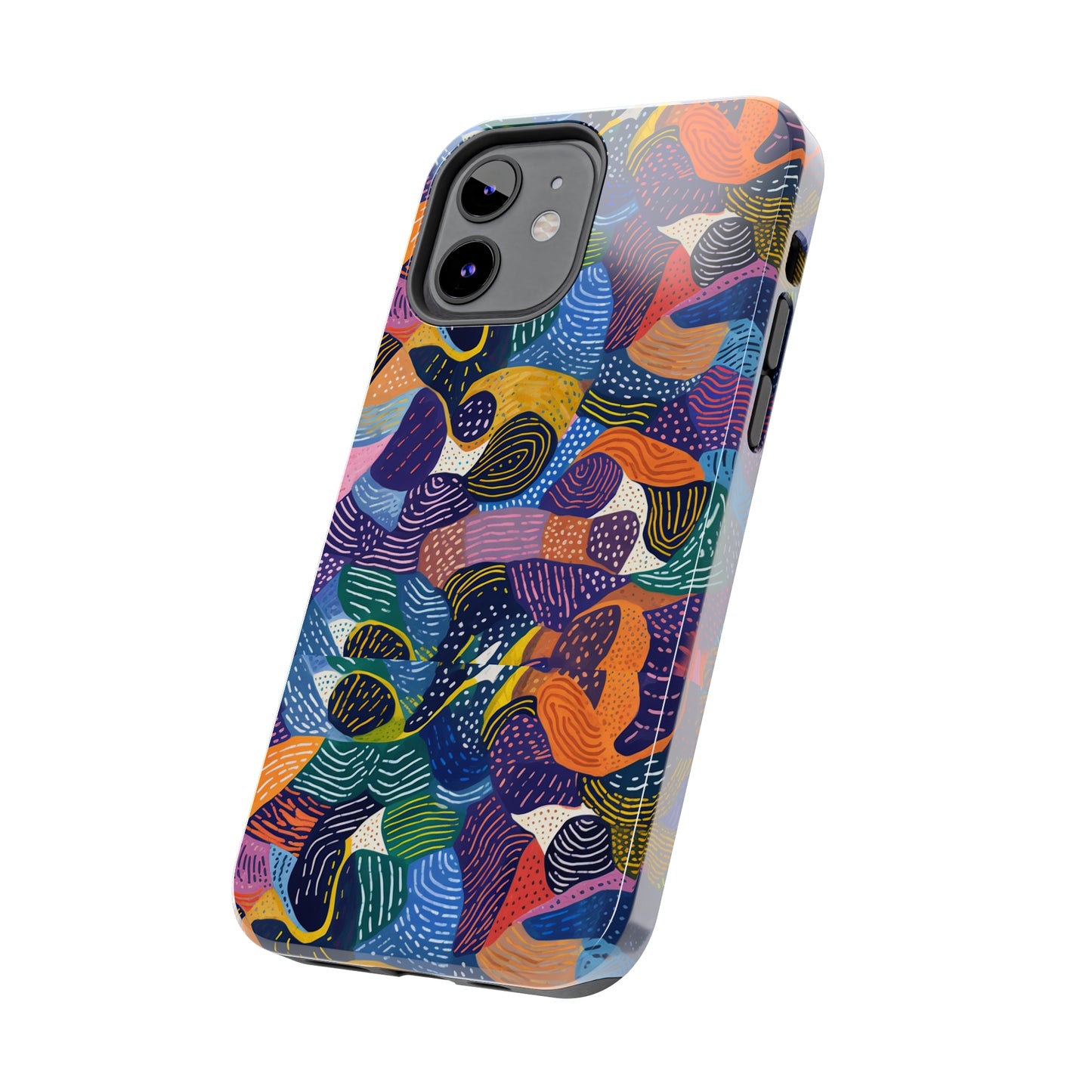 Stylish Kiki Collections iPhone Case | African Wax Print | Tough Phone Case | Shock Dispersion | Protective Cover|