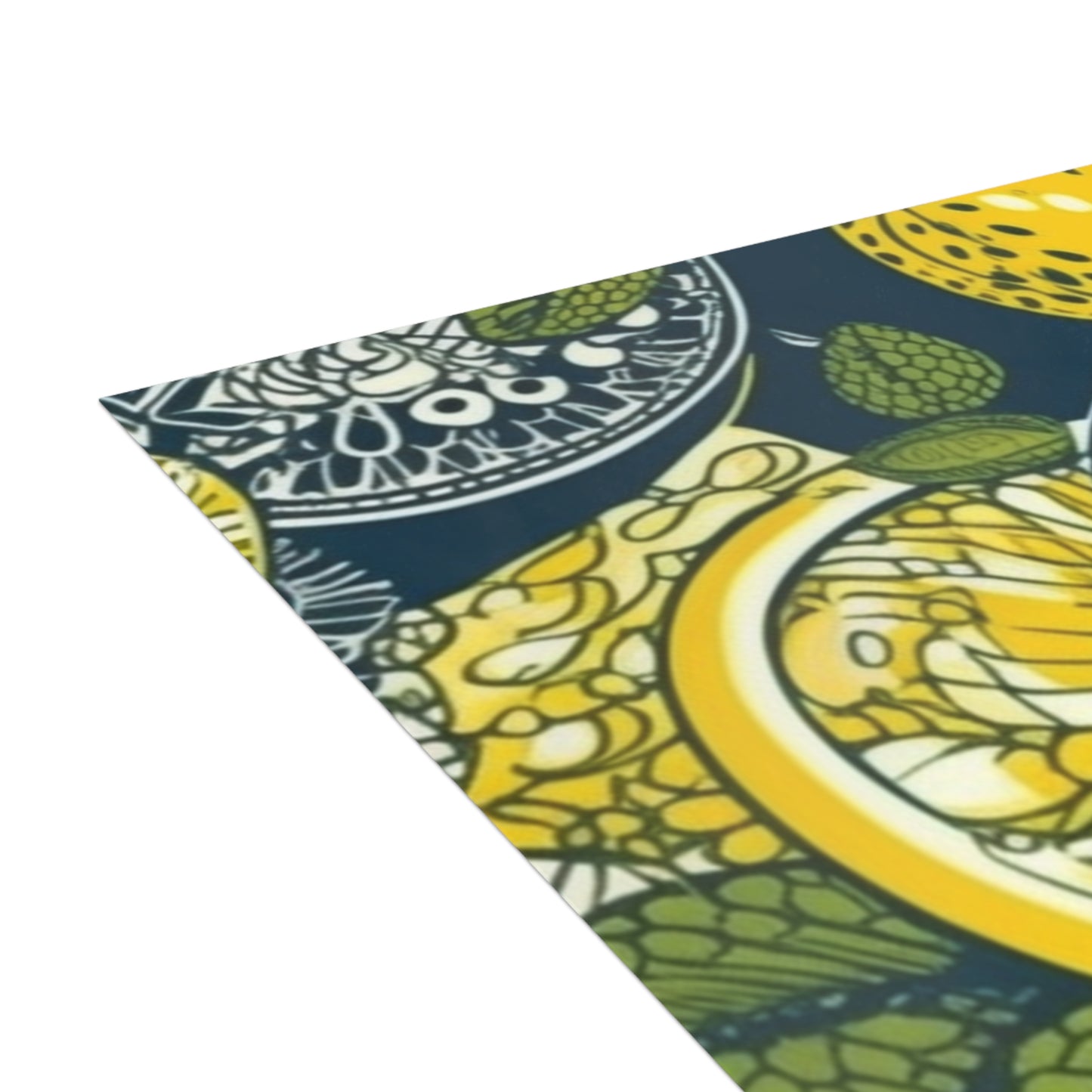 Lemons and Leaves | lemonade lace brunch Postcard Bundles (envelopes included)  | African Wax Print|