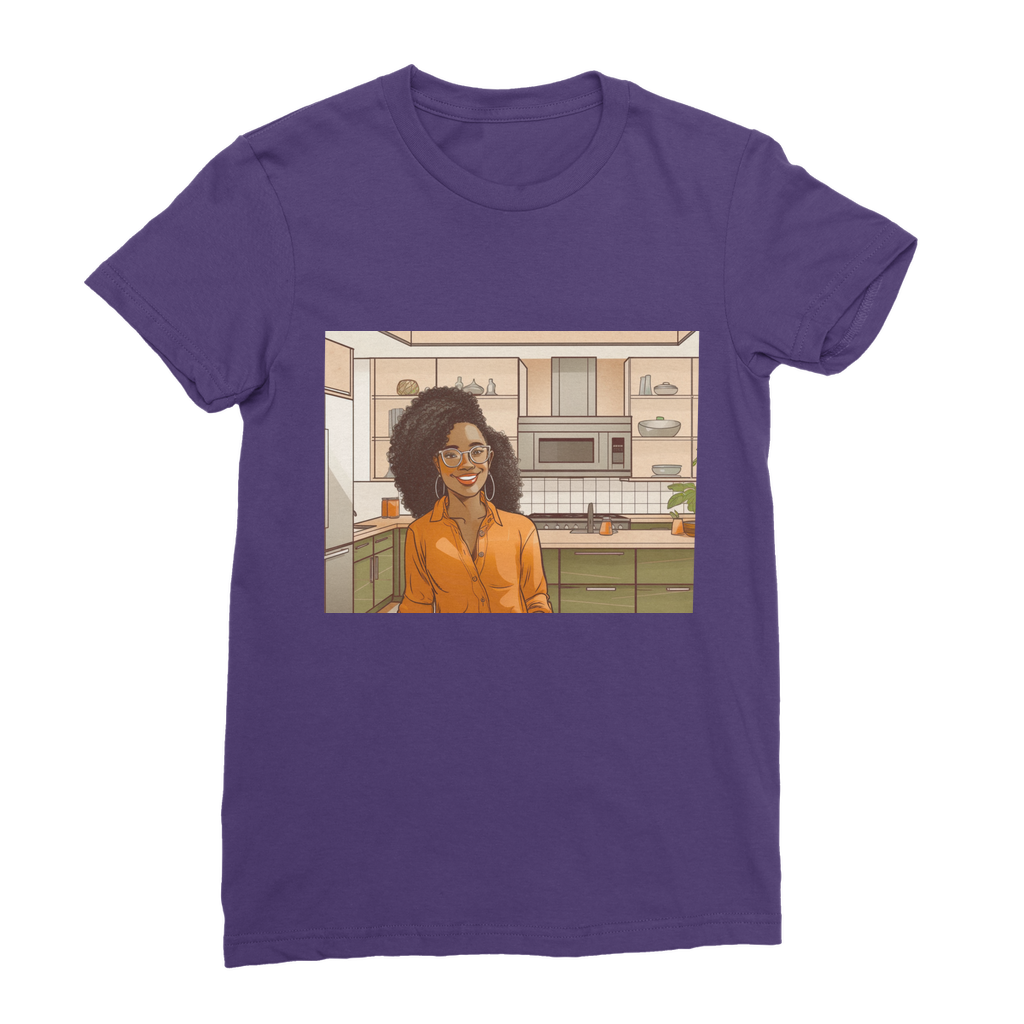 | Rose Melanin Magic | Premium Jersey Women's T-Shirt