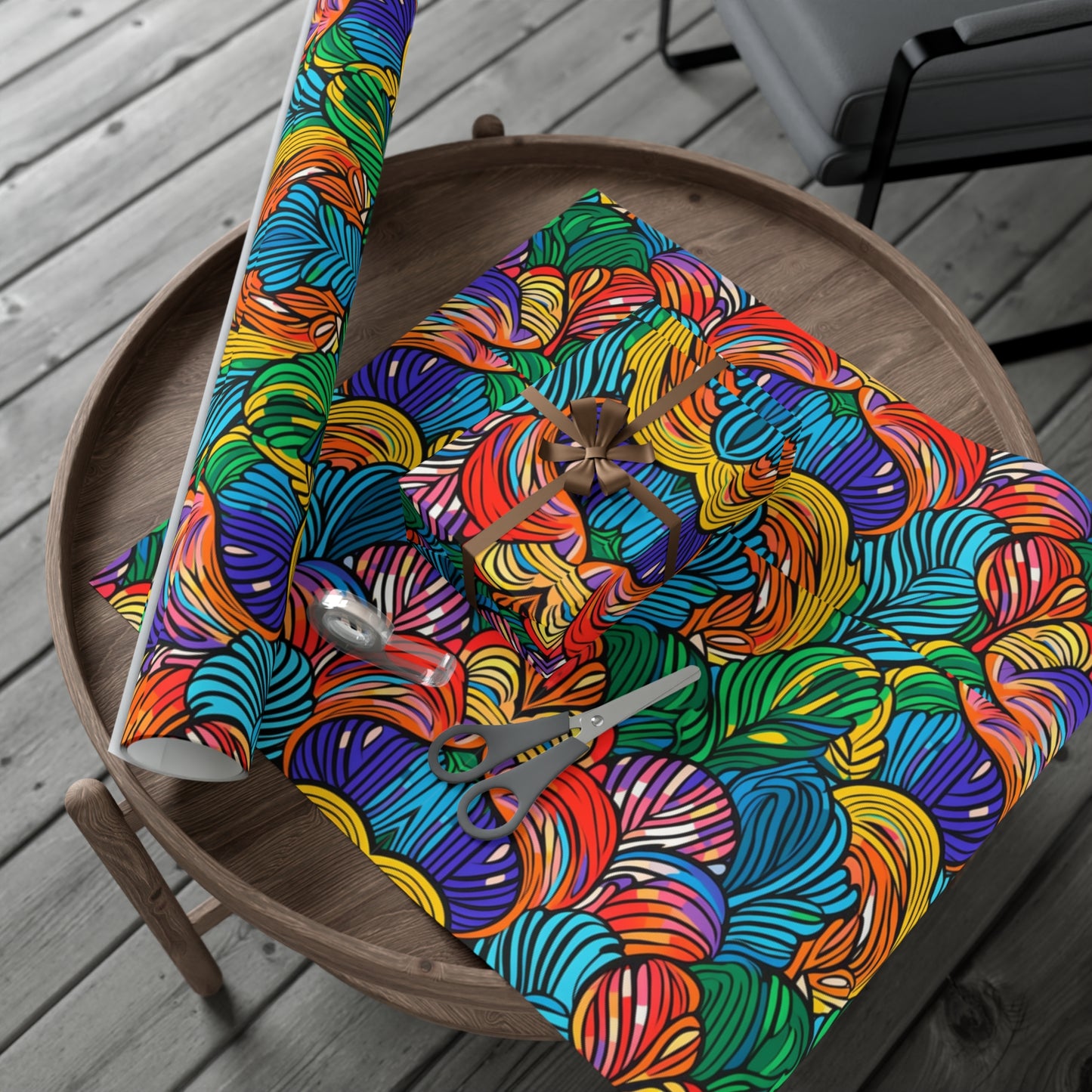 Buuya Leaves| African Wax Print| Gift Wrap Papers