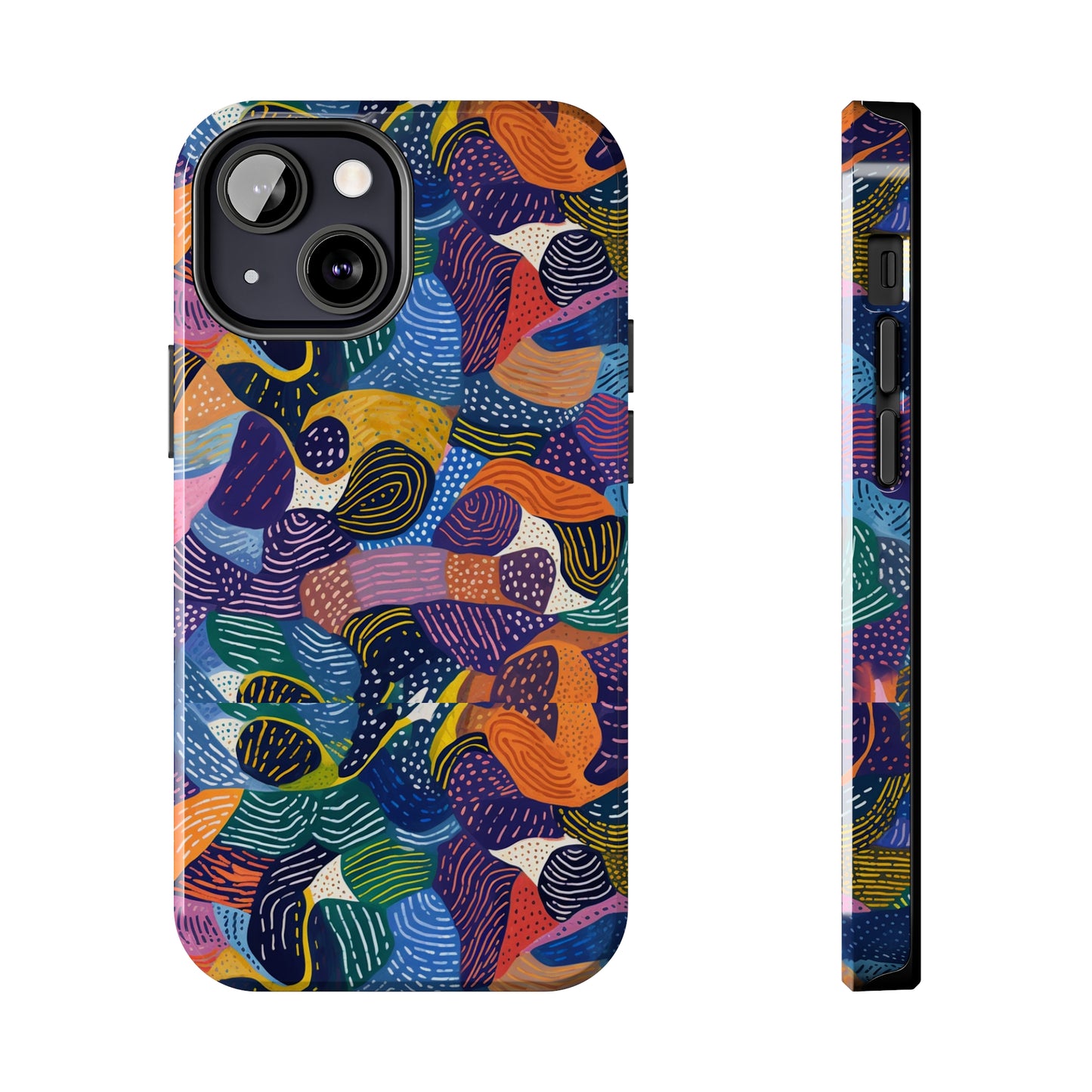 Stylish Kiki Collections iPhone Case | African Wax Print | Tough Phone Case | Shock Dispersion | Protective Cover|