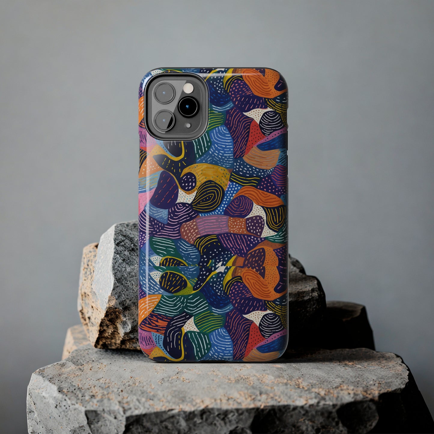Stylish Kiki Collections iPhone Case | African Wax Print | Tough Phone Case | Shock Dispersion | Protective Cover|