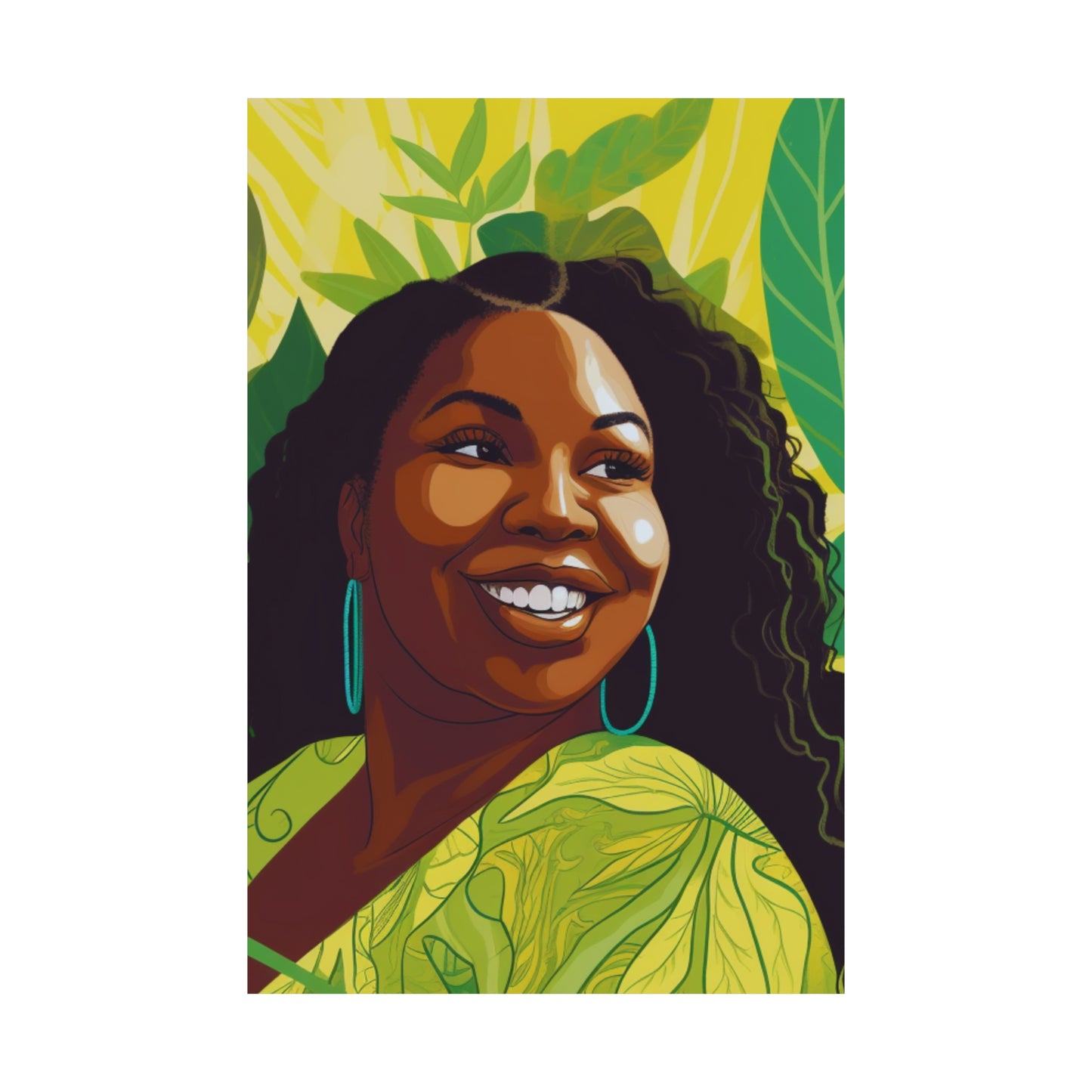 Lemons and Leaves| Camile Premium Matte Vertical Posters |