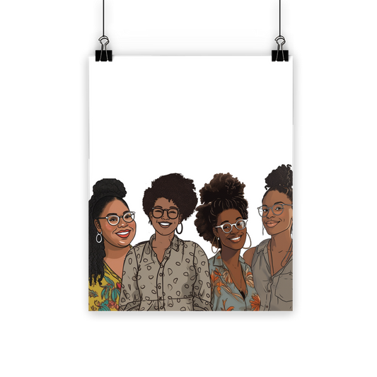| Women's Collective | Quad Sis| Melanin Magic | Classic Poster