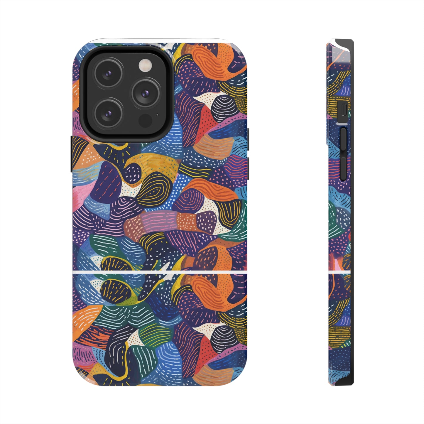 Stylish Kiki Collections iPhone Case | African Wax Print | Tough Phone Case | Shock Dispersion | Protective Cover|