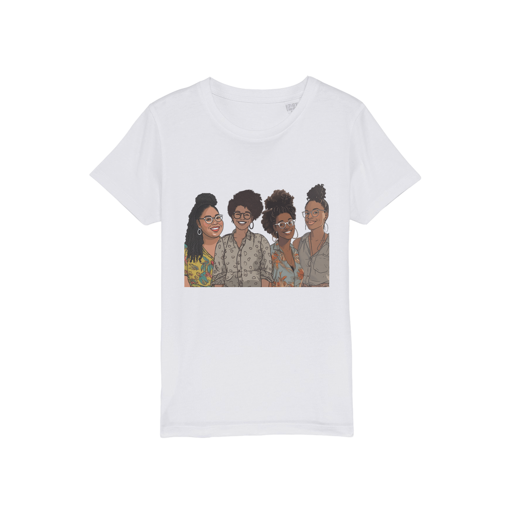 | Women's Collective | Quad Sis| Melanin Magic | Organic Jersey Kids T-Shirt