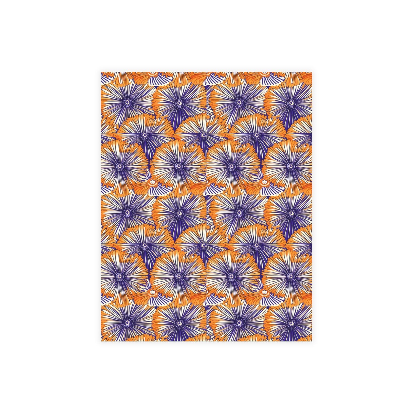 Aso Ebi Affair | Postcard Bundles (envelopes included) | African Wax Print | Orange and white|
