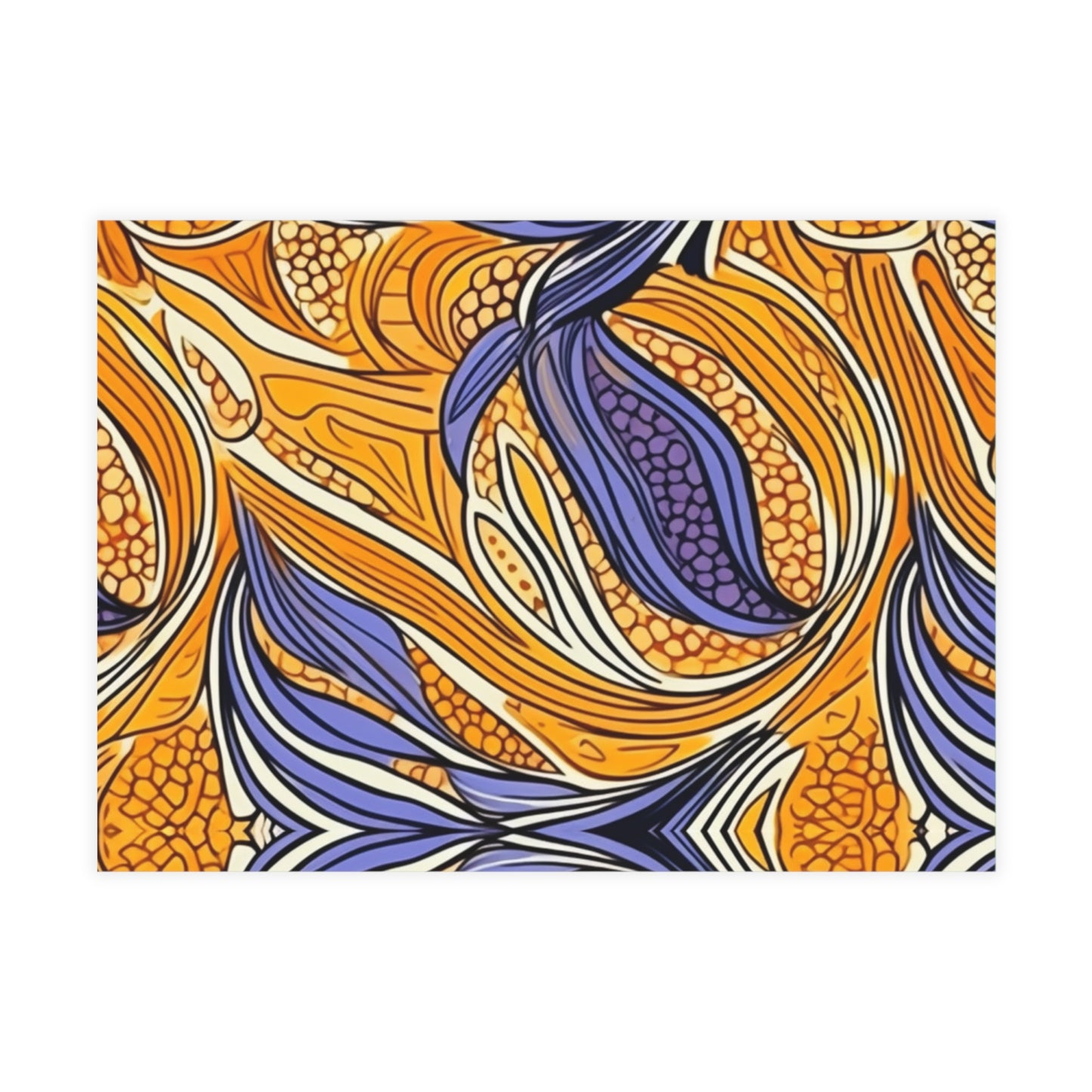 "Semi : Postcard Bundles |Vibrant |African Wax Patterns | Customizable Postcards | Agbada-Inspired Gift | Black-Owned |envelopes included|