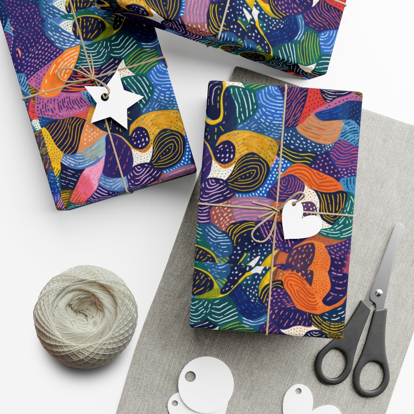 Kiki | Gift Wrap Papers | African Wax Print |