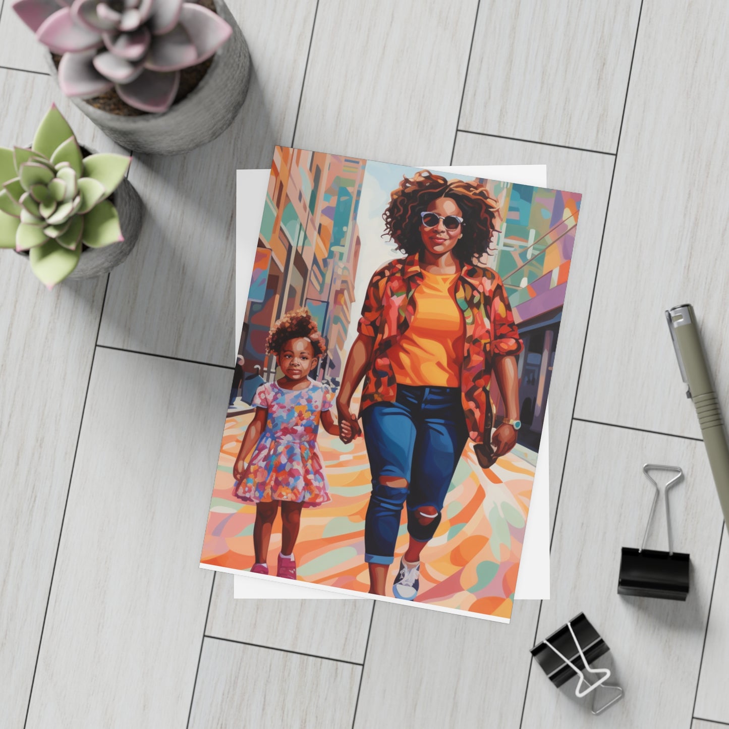 Everyday Black Magic  | Mom and Me | Malia | Postcard Bundles (envelopes included)