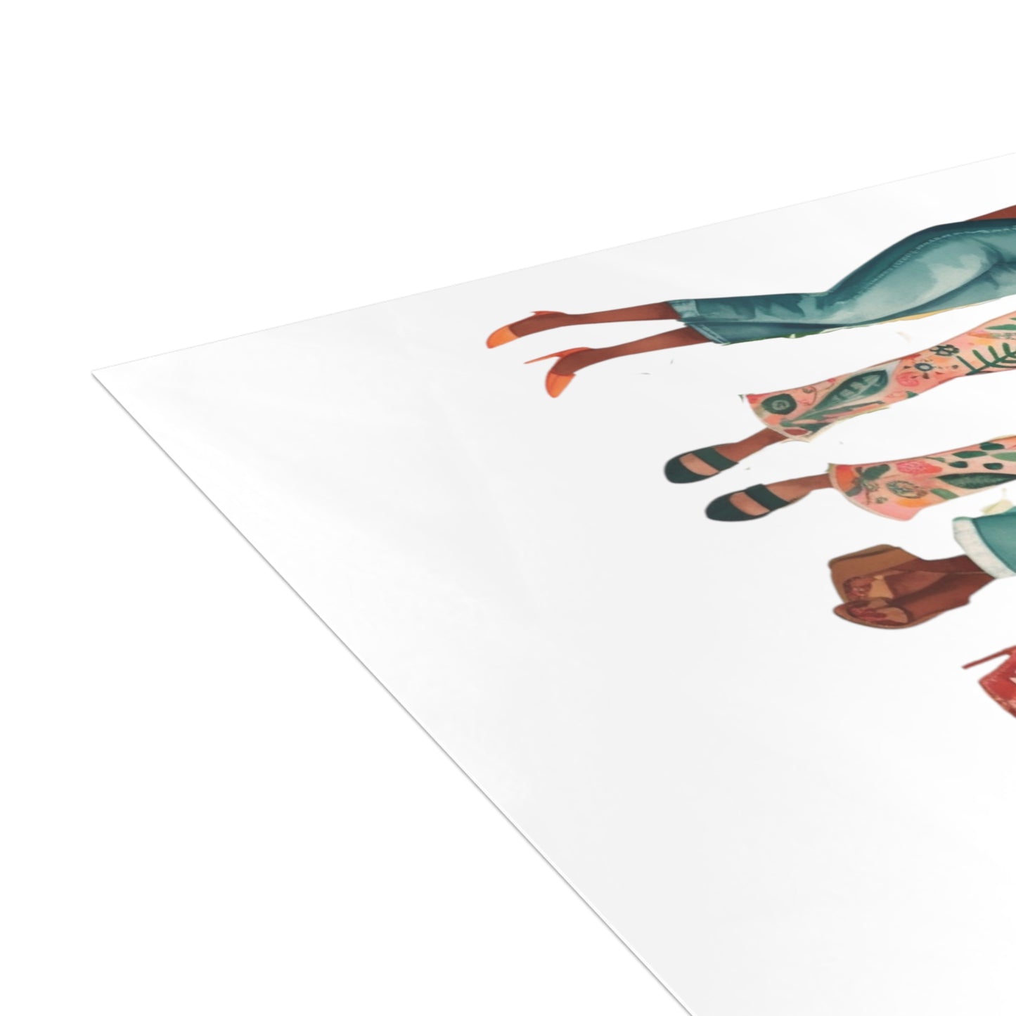 Girlfriends Collection: Postcard Bundles (envelopes included) | Black Women Better together |