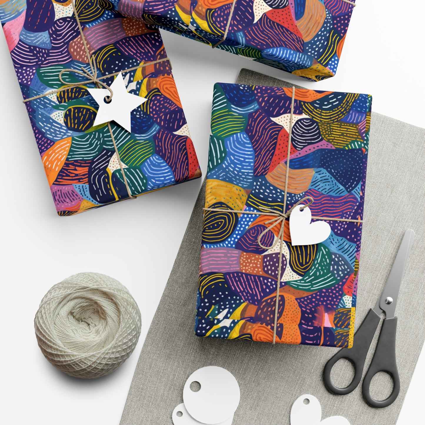 Kiki | Gift Wrap Papers | African Wax Print |