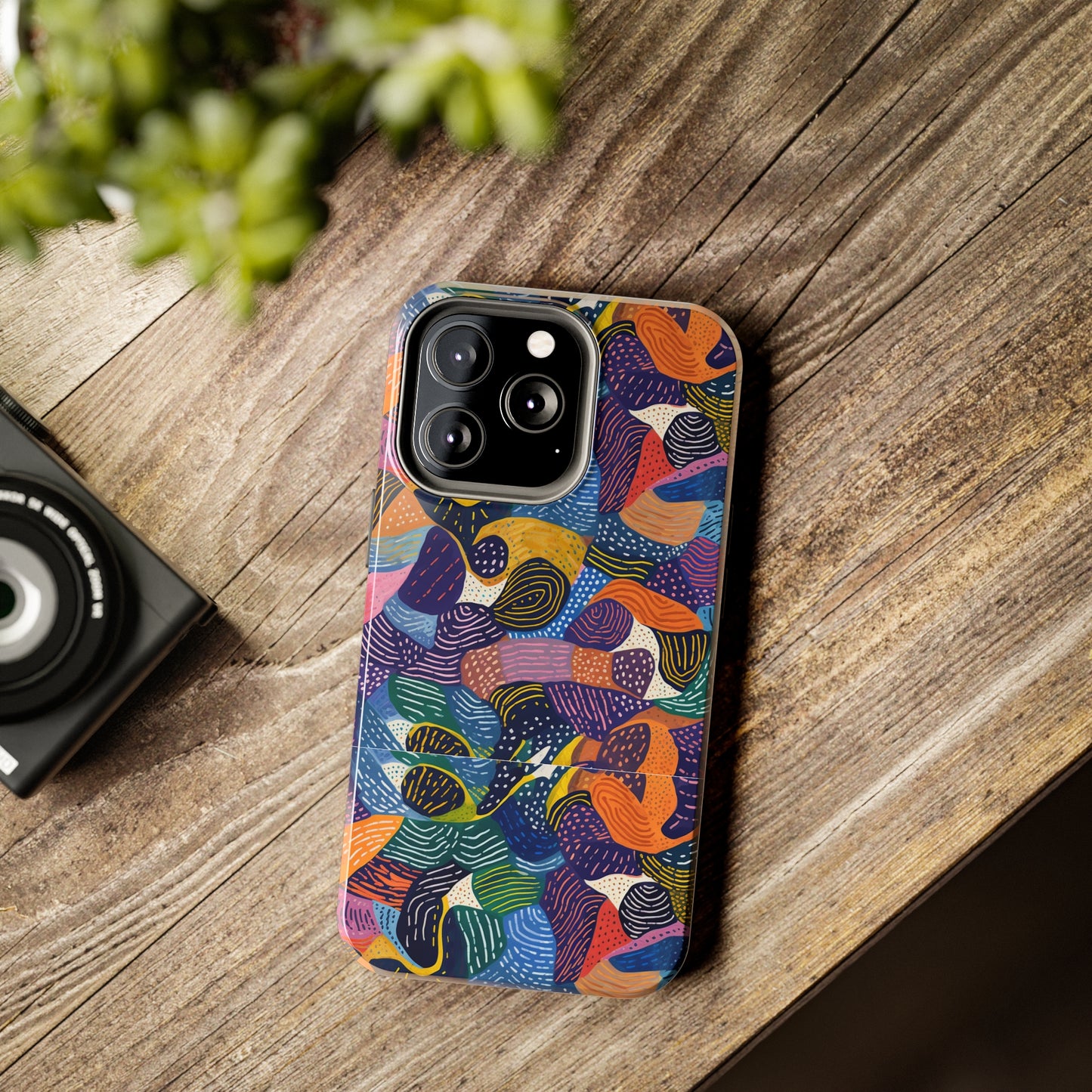 Stylish Kiki Collections iPhone Case | African Wax Print | Tough Phone Case | Shock Dispersion | Protective Cover|