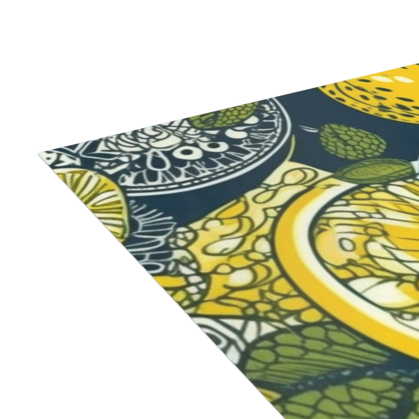 Lemons and Leaves | lemonade lace brunch Postcard Bundles (envelopes included)  | African Wax Print|