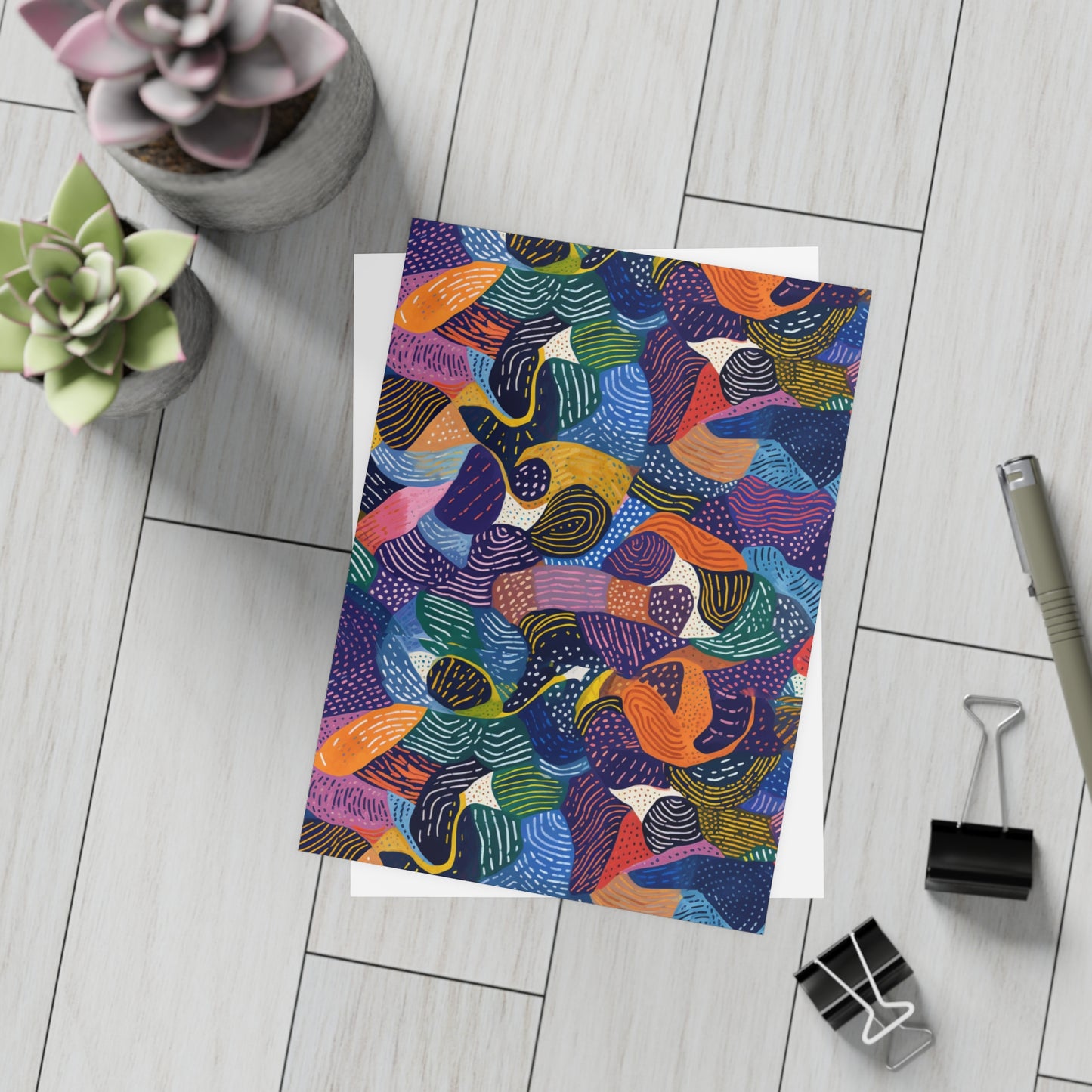Kiki | Postcard Bundles (envelopes included) | African Wax Print
