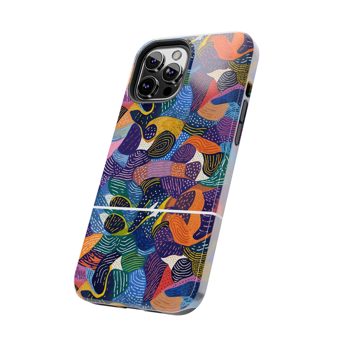 Stylish Kiki Collections iPhone Case | African Wax Print | Tough Phone Case | Shock Dispersion | Protective Cover|