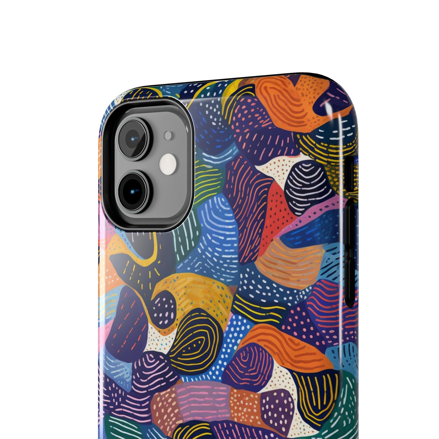 Stylish Kiki Collections iPhone Case | African Wax Print | Tough Phone Case | Shock Dispersion | Protective Cover|