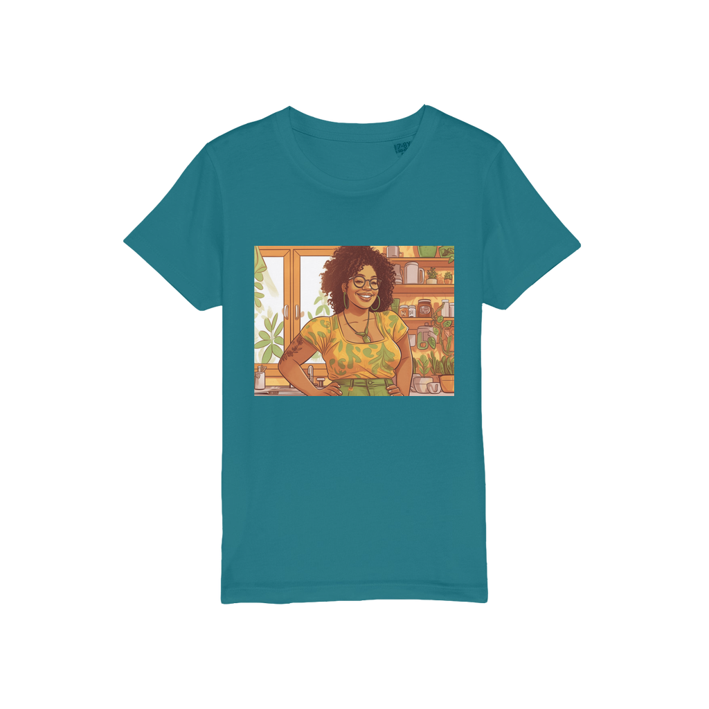 | Lexie Melanin Magic Organic Jersey Kids T-Shirt