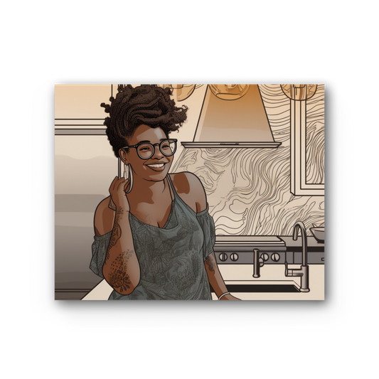 |Tamika Melanin Magic | Premium Stretched Canvas