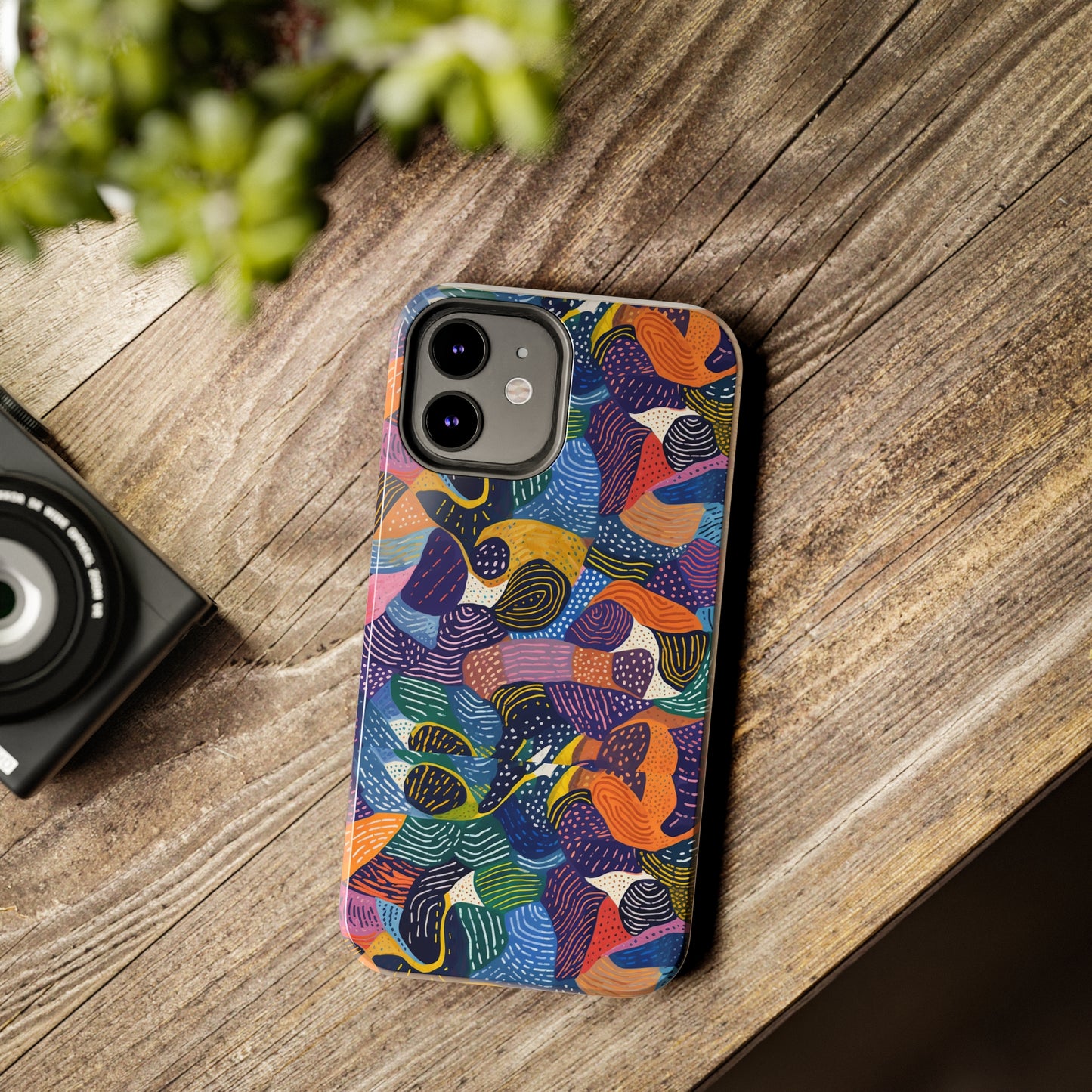 Stylish Kiki Collections iPhone Case | African Wax Print | Tough Phone Case | Shock Dispersion | Protective Cover|