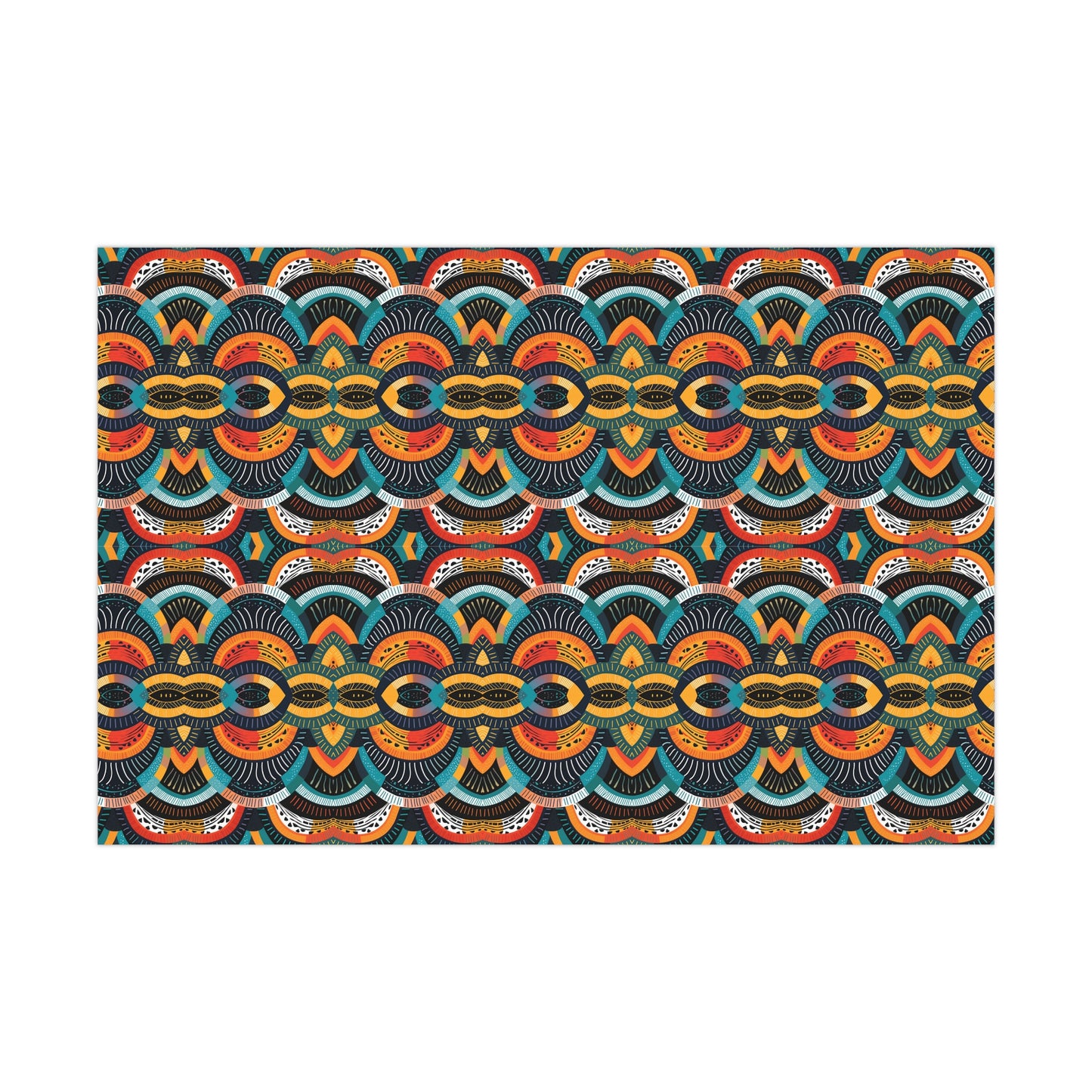 Zulu Warrior | African Wax Print | Gift Wrap Papers