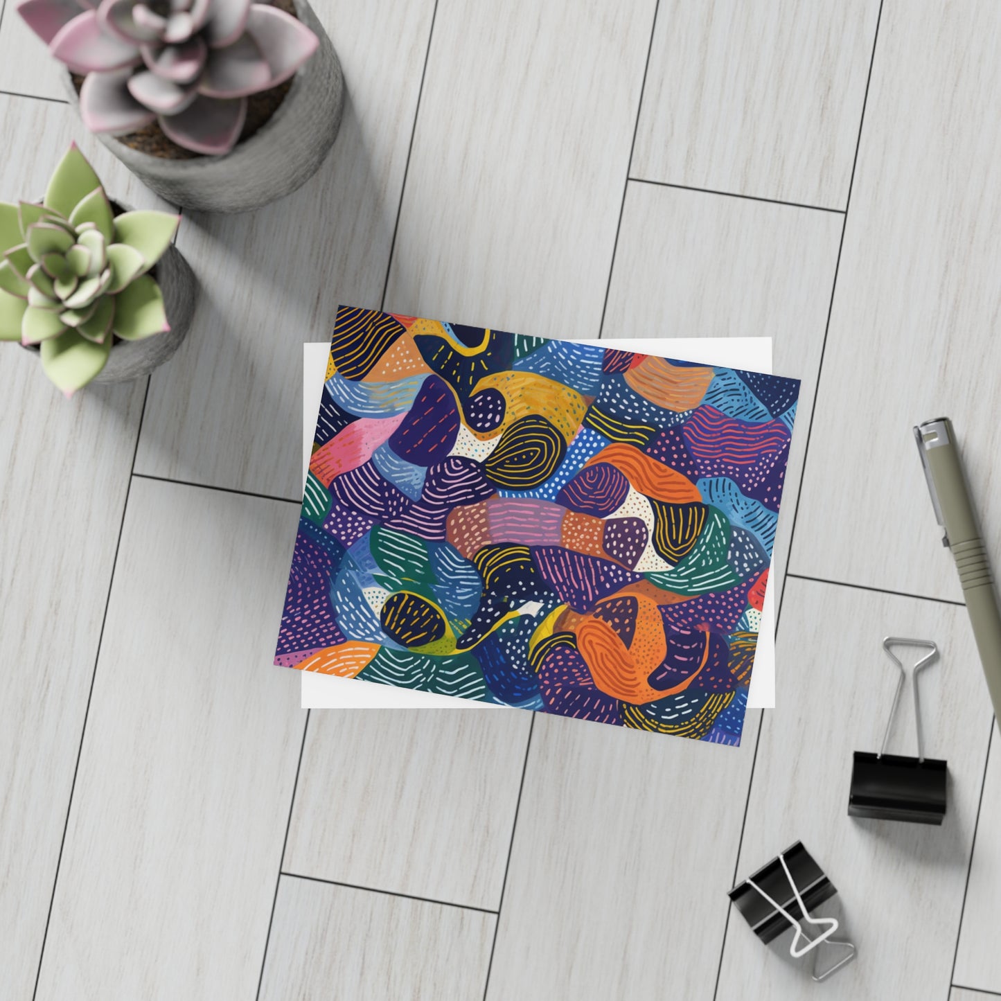 Kiki | Postcard Bundles (envelopes included) | African Wax Print