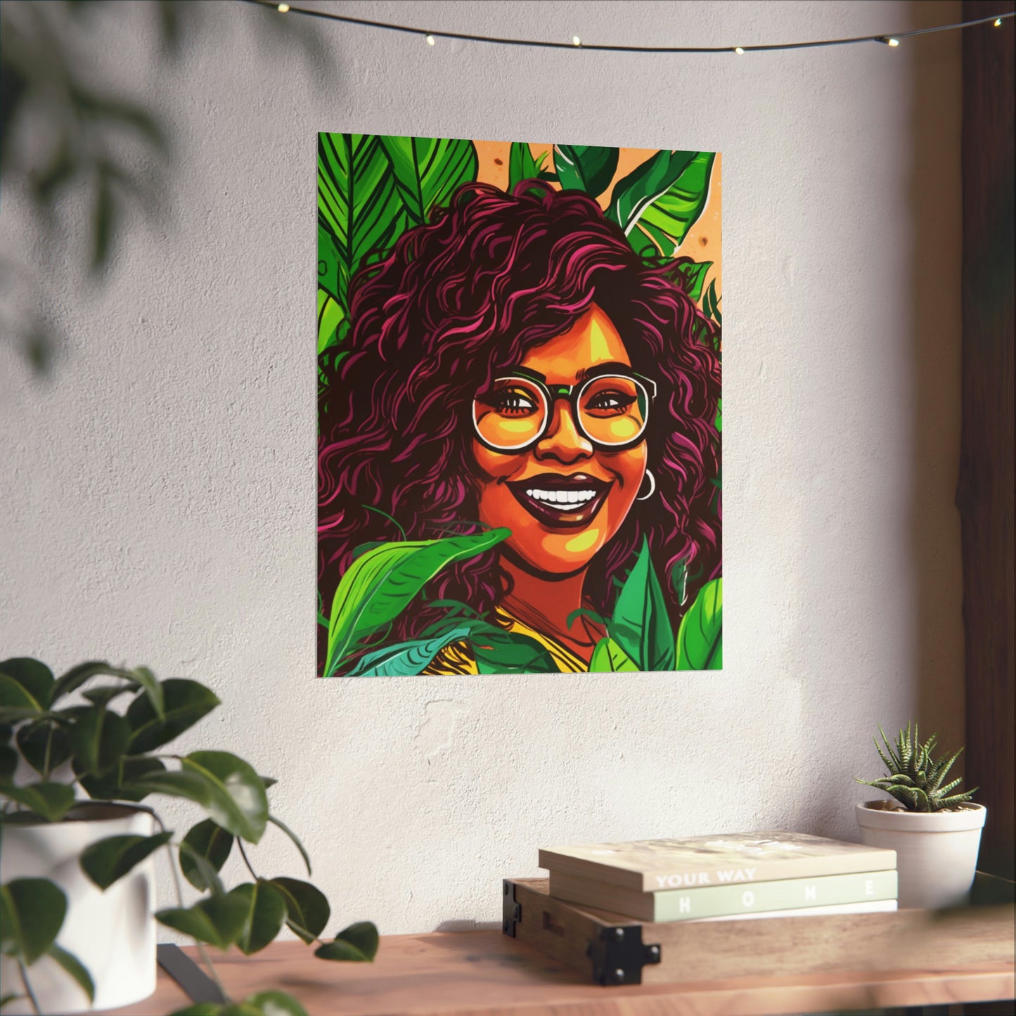Lemon and Leaves| Jasmine Premium Matte Vertical Posters |