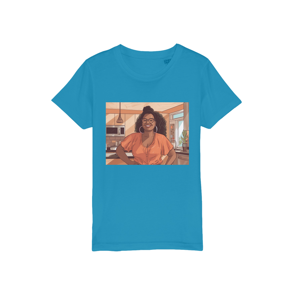 | Grace Melanin Magic | Organic Jersey Kids T-Shirt