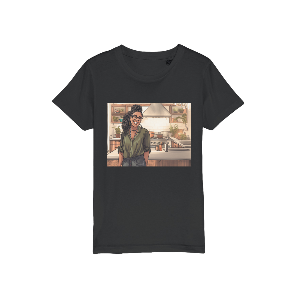 | Janell Melanin Magic | Organic Jersey Kids T-Shirt