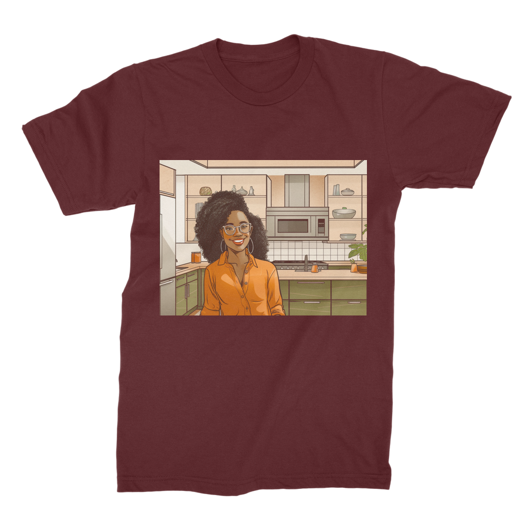 | Rose Melanin Magic | Premium Jersey Adult T-Shirt