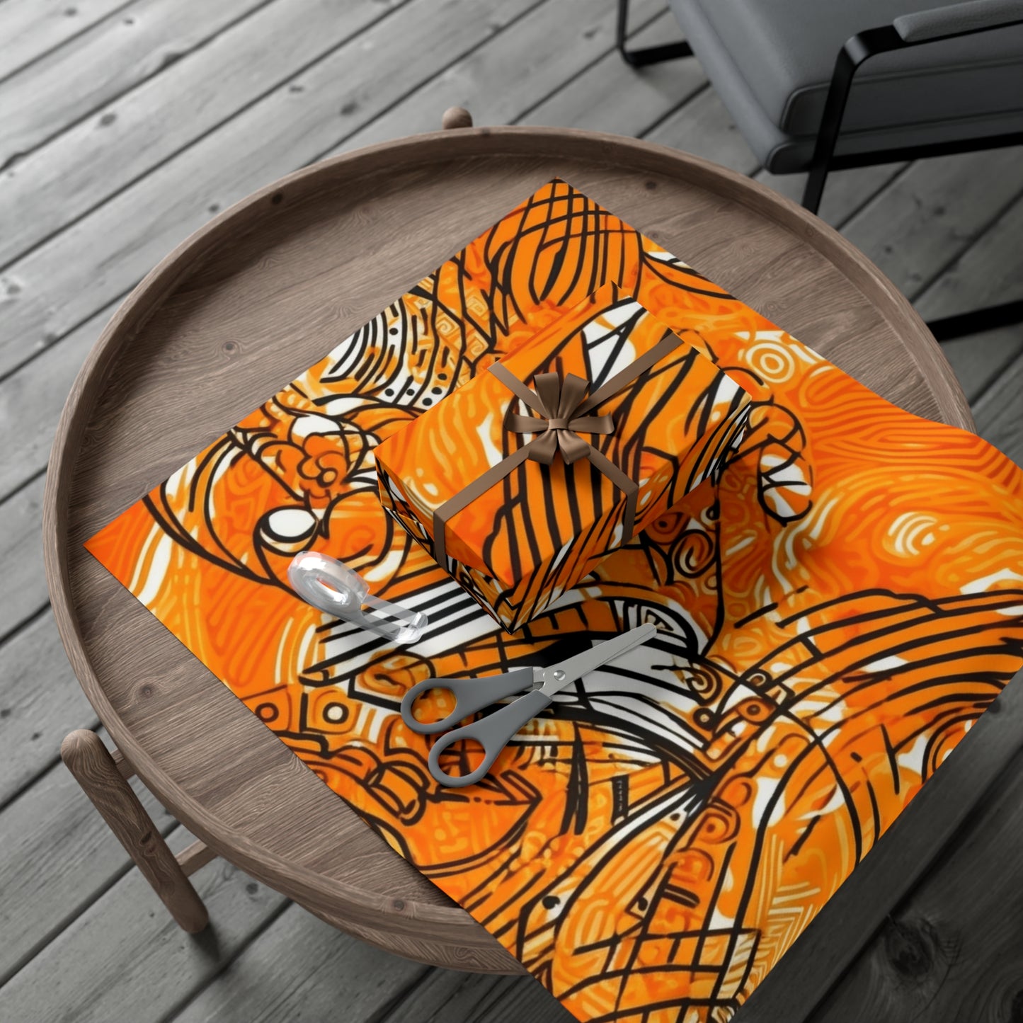 Zambezi Glow | African Wax Print | Gift Wrap Papers