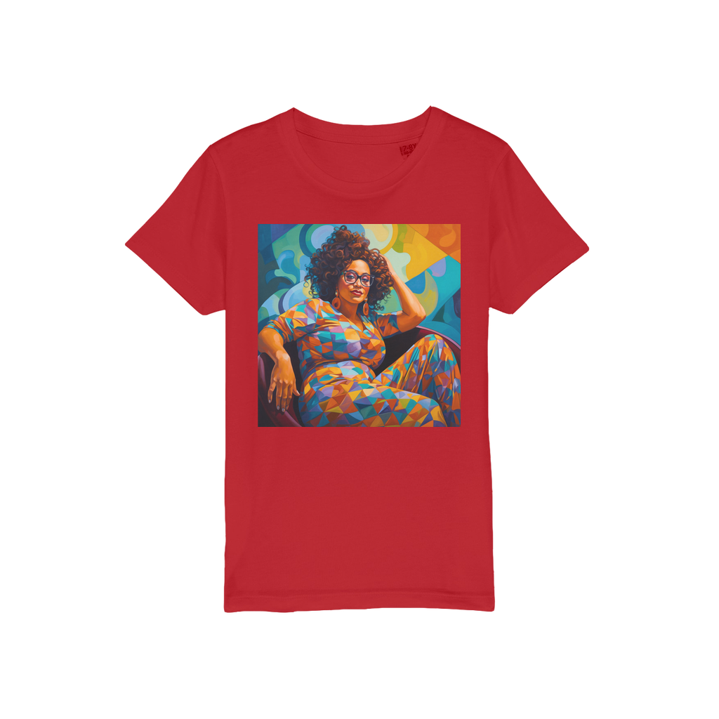 Black In Tech Collection | Maiya | Organic Jersey Kids T-Shirt