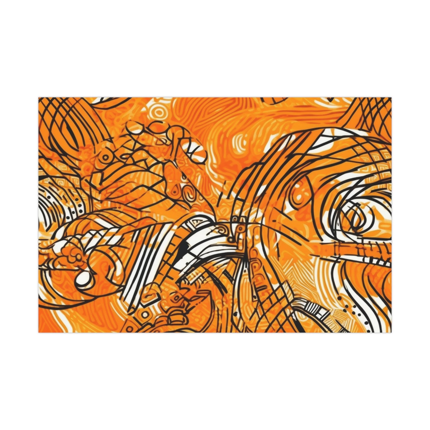 Zambezi Glow | African Wax Print | Gift Wrap Papers