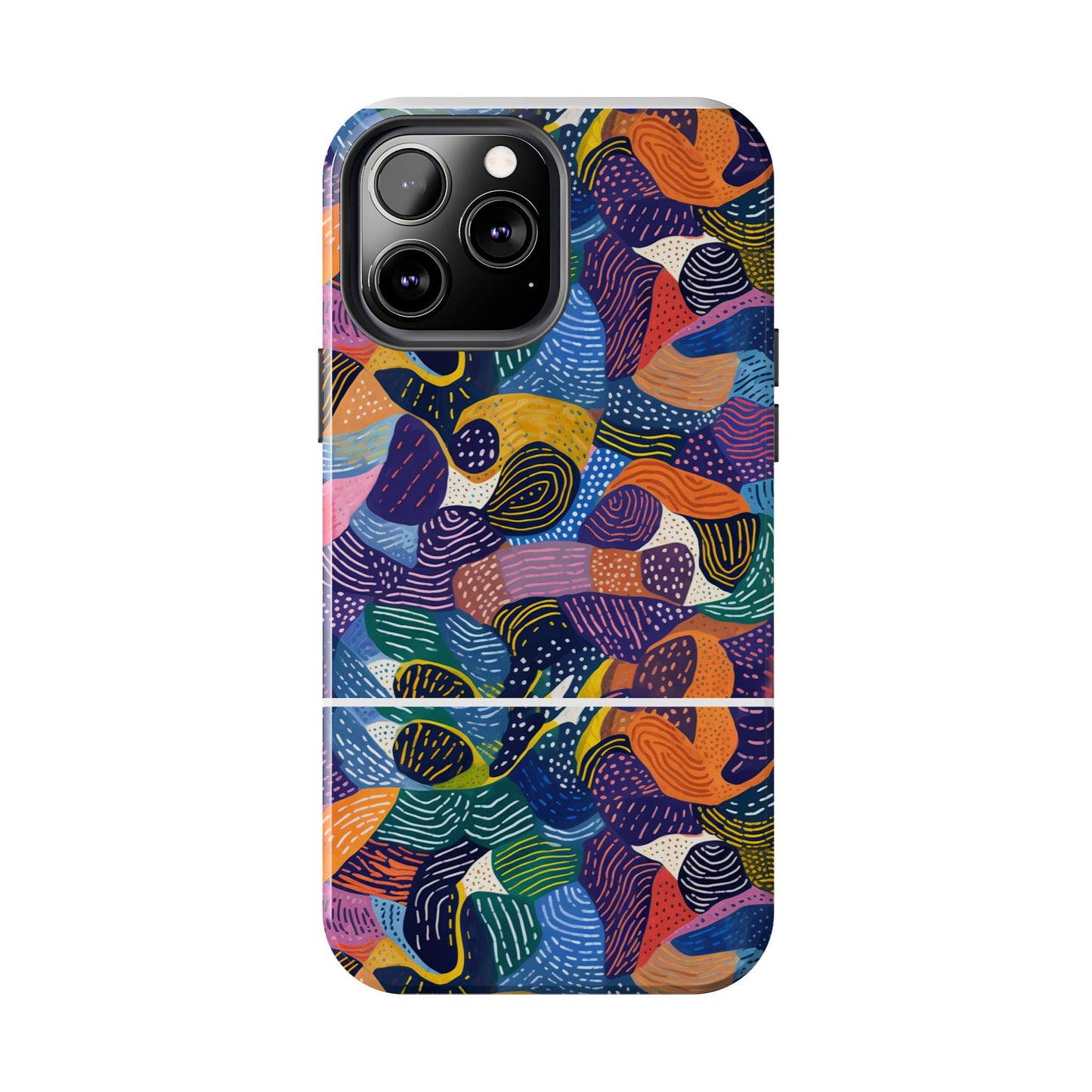 Kiki Collections | iPhone Case | African Wax Print | Tough Phone Case | Shock Dispersion | Protective Cover|