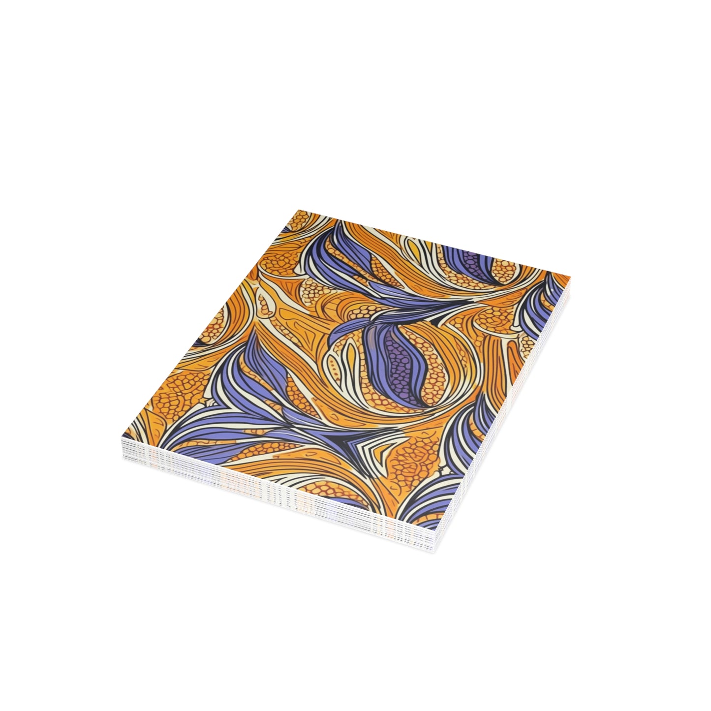 "Semi : Postcard Bundles |Vibrant |African Wax Patterns | Customizable Postcards | Agbada-Inspired Gift | Black-Owned |envelopes included|