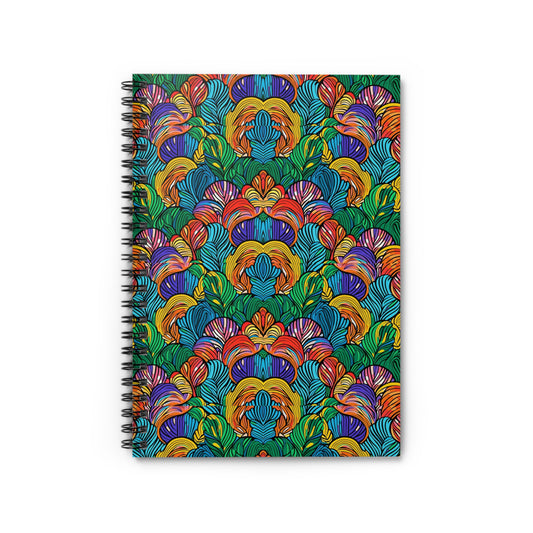 | African Wax Print | Notebook - Ruled Line