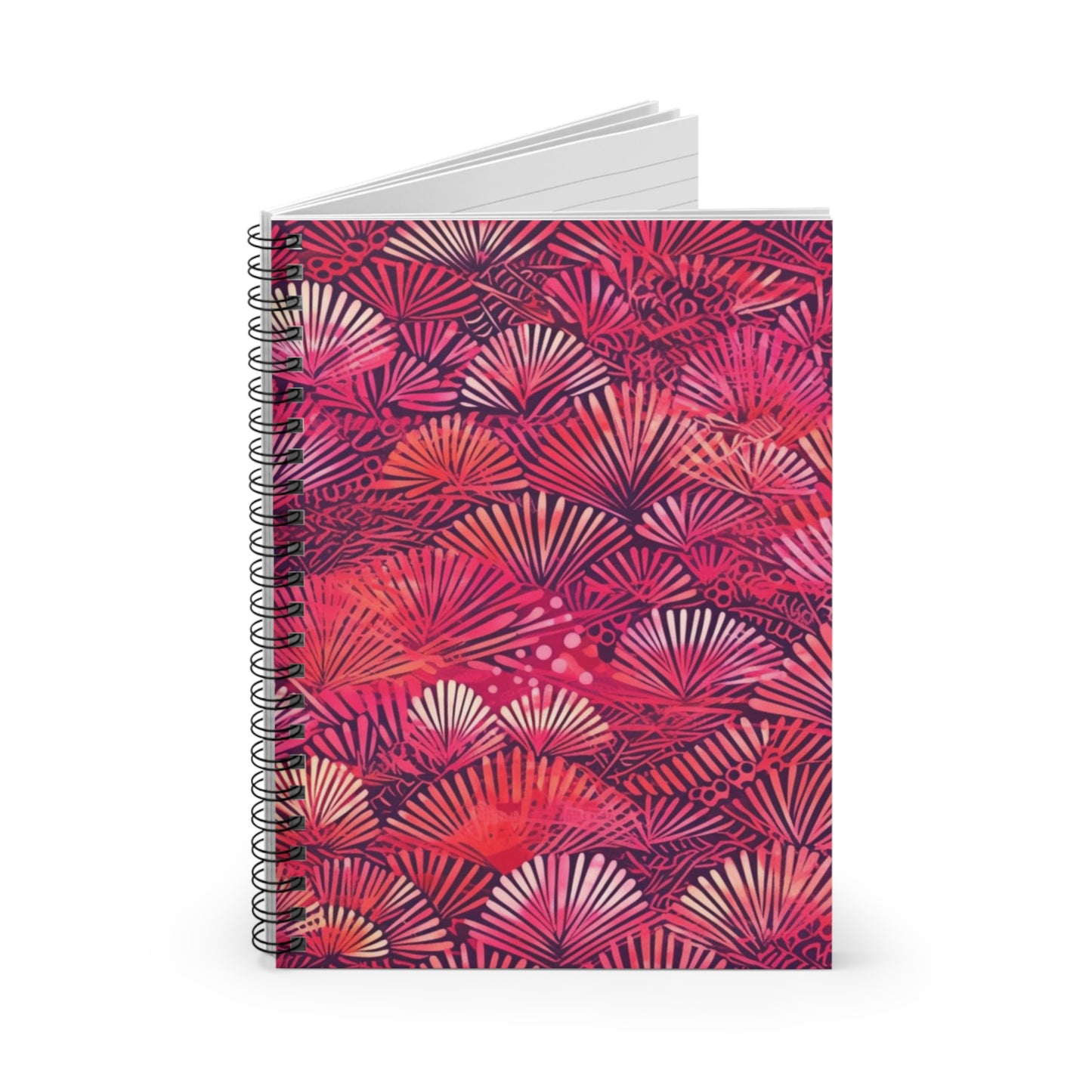 | African Sunburst | Spiral Notebook - Ruled Line | African Wax Print |