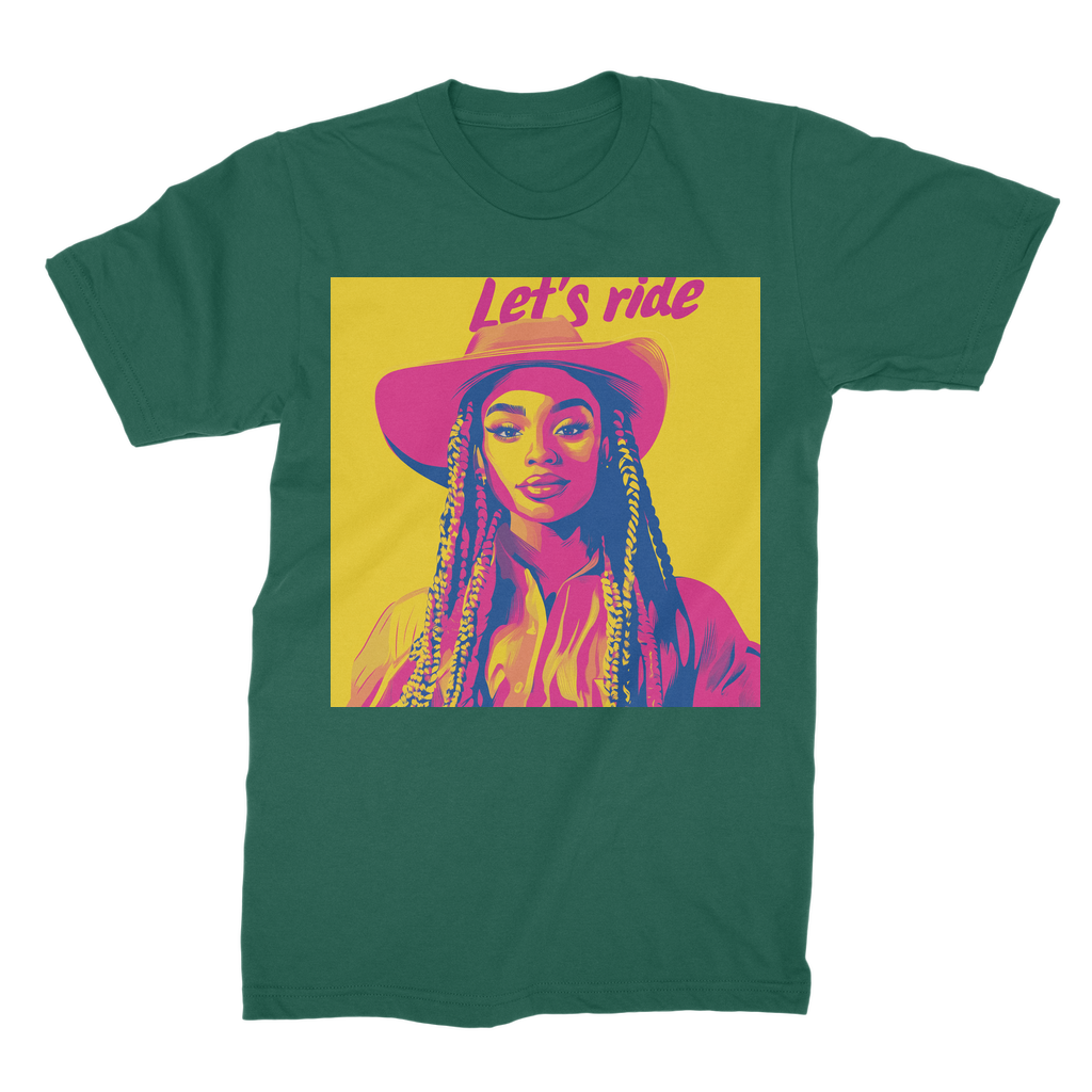Bey Collection| Winnie Orange : Let's Ride Premium Jersey Adult T-Shirt