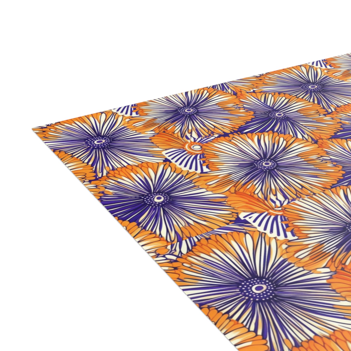 Aso Ebi Affair | Postcard Bundles (envelopes included) | African Wax Print | Orange and white|