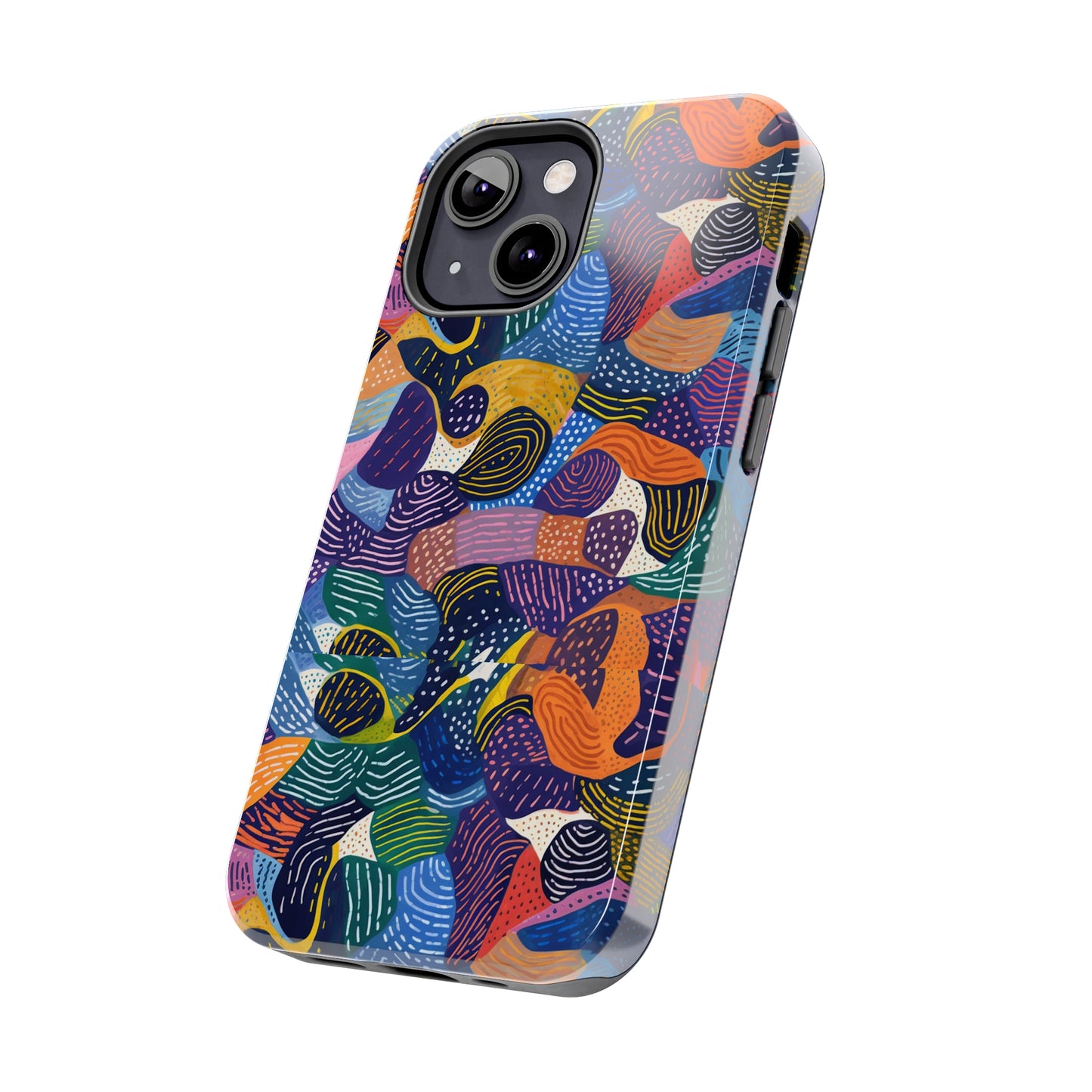 Stylish Kiki Collections iPhone Case | African Wax Print | Tough Phone Case | Shock Dispersion | Protective Cover|