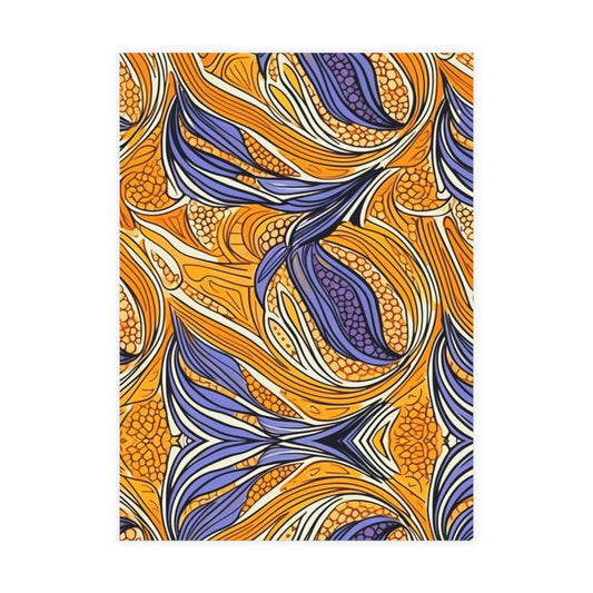 "Semi : Postcard Bundles |Vibrant |African Wax Patterns | Customizable Postcards | Agbada-Inspired Gift | Black-Owned |envelopes included|