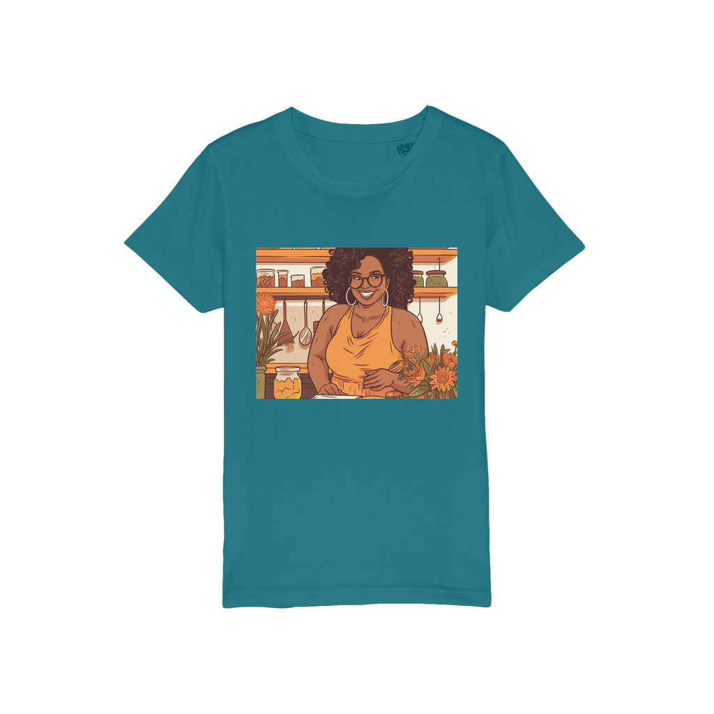 |Sunny Melanin Magic | Organic Jersey Kids T-Shirt
