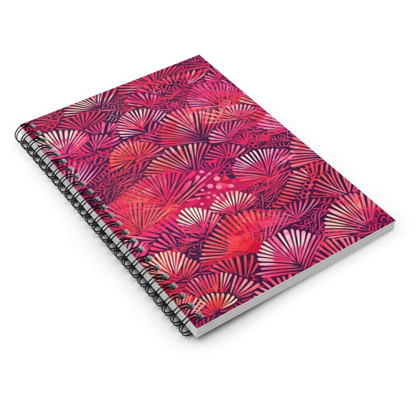 | African Sunburst | Spiral Notebook - Ruled Line | African Wax Print |